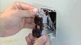 How to Replace a Standard Electrical Outlet For Dummies [upl. by Lek852]