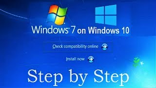 How to Install Windows 7 on Windows 10 without CD DVD and USB flash drive Complete Tutorial [upl. by Siurad531]