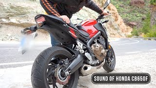 Honda CB650F 2018 Sound [upl. by Roice958]