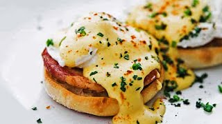 Classic Eggs Benedict with Fool Proof Hollandaise Recipe [upl. by Akiehsal724]