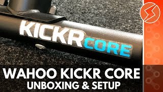 Wahoo KICKR CORE Unboxing Install amp Setup [upl. by Llebanna811]