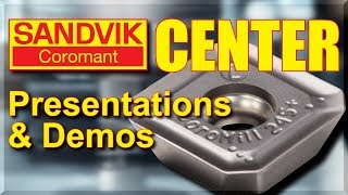 Sandvik Coromant Center amp CNC Cutting Demos [upl. by Schiffman]