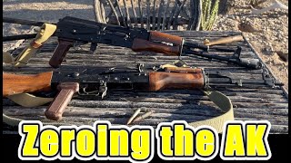 Zeroing The AK [upl. by Bettencourt]