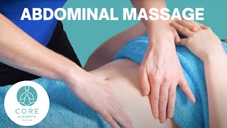 Abdominal Massage  Foundation Massage Techniques [upl. by Benson]