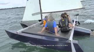 Handmade 16 Trimaran by Mike Perras [upl. by Kieger]