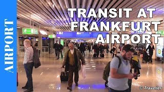 TRANSIT WALK AT FRANKFURT Airport FRA Terminal 1  Connection Flight Transfer Arriving amp Departing [upl. by Latihs308]