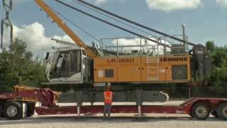 Liebherr  Self assembly system for the LR 1250 crawler crane [upl. by Avenej267]