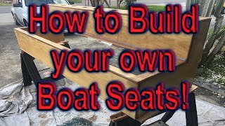 How to build your own Boat Furniture [upl. by Ecidnacal407]