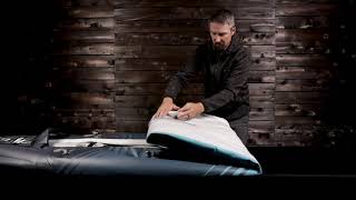 How to Fold an Inflatable Kayak  Aquaglide [upl. by Meehyrb]