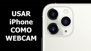 Como usar iPhone como Webcam no PC [upl. by Assili]