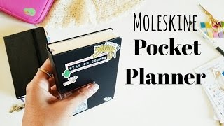 Moleskine Planner Setup pt 1  Pocket Agenda [upl. by Cristiona]