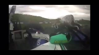 BILLY MONGER TRAGIC CRASH 2017 Formula 4 [upl. by Dnarud]