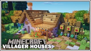 Minecraft Villager Houses  THE FLETCHER  Minecraft Tutorial [upl. by Ived320]