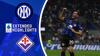 Inter vs Fiorentina  Extended Highlights  Serie A  CBS Sports Golazo [upl. by Clynes281]