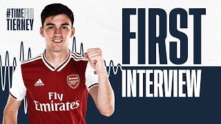 Kieran Tierneys first Arsenal interview [upl. by Odranreb511]