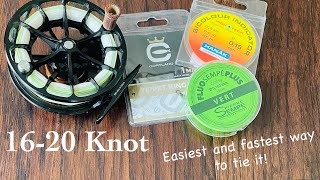 How to tie the 1620 knot Pitzen The easiest and fastest way [upl. by Livesay648]