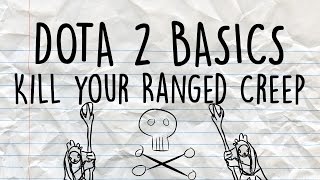 Dota 2 Basics  Deny your ranged creep [upl. by Learsi55]