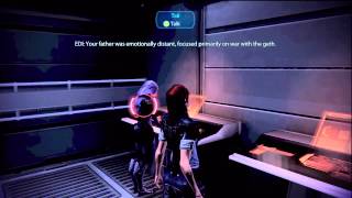 Mass Effect 3 Tali has a conversation with EDI [upl. by Ahsinnod]