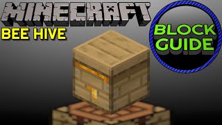 Beehive  Minecraft Block Guide [upl. by Jennie760]