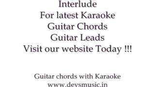 Chahun Main Ya Na Karaoke Lyrics Guitar Chords Ashiqui 2 wwwdevsmusicin Devs Music Academy [upl. by Ormond392]