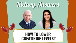 How to lower your creatinine level [upl. by Nnylharas159]