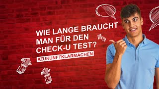 Wie lange braucht man für den CheckU Test Das bringt mich weiter  Zukunftklarmachen [upl. by Annahc]