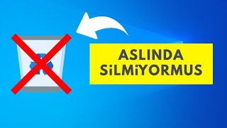 Dosyaları Kalıcı Silme  GERÇEK TEMİZLİK [upl. by Clark]