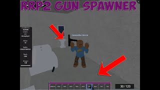 Realistic Roleplay 2 GUN SPAWNER SCRIPT FREE GUNS NO PERMIT [upl. by Anairol]