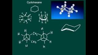 How to Draw Cyclohexane Chair Conformation  Part 1 3D structure [upl. by Gustave]