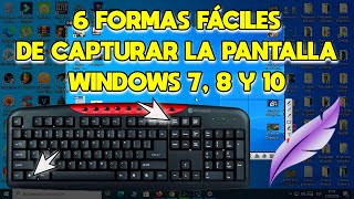 💻 Cómo Hacer CAPTURA DE PANTALLA en PC  6 Formas para Hacer SCREENSHOT en PC  Windows 7 8 y 10 ✅ [upl. by Nore745]