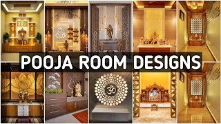 Top 100 Pooja Room Designs  Indian Design Ideas  Mandir Designs Morden Latest pooja room design [upl. by Akenahs]