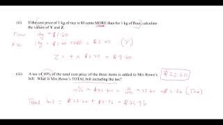 CSEC Maths  June 2015 Paper 2 Question 1 [upl. by Kado]