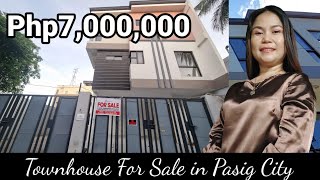 House Tour  Pasig City Townhouse For Sale Along Ortigas Avenue near Lifehomes [upl. by Eicats]