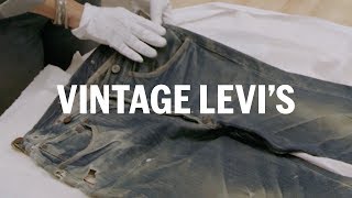 How to see vintage Levis 501s  FASHION AS DESIGN [upl. by Suiramaj]