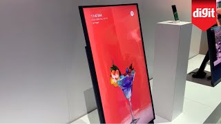 Heres A TV You Can Flip Sideways For Vertical Video Content Samsung Sero TV From CES 2020 [upl. by Michelle]