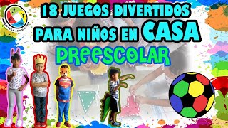 JUEGOS DIVERTIDOS PARA NIÑOS DE PREESCOLAR EN CASA [upl. by Gussie]