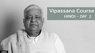 10 Day Vipassana Course  Day 2 Hindi [upl. by Janeta]