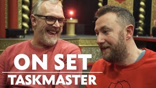 Greg Davies amp Alex Horne Behind the Scenes of Taskmaster  On Set [upl. by Edette]