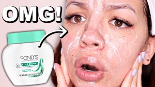 I Used PONDS COLD CREAM For One Week And This Is What Happened [upl. by Eseyt]