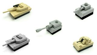 How to build different tank LEGO mini [upl. by Younger]