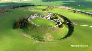 Wiltshires ancient hill forts  an aerial perspective [upl. by Hamburger263]