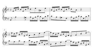 Bach Invention 13 in A Minor BWV 784 Urtext Edition [upl. by Godderd]