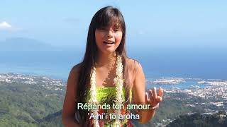 Tahiti Anthem  French Polynesia  quotIa Ora O Tahiti Nuiquot  Hymne de la Polynésie française Tinalei [upl. by Yesima]