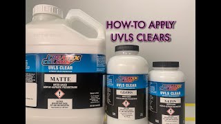 HowTo Apply Createx UVLS Clears [upl. by Attenrev80]