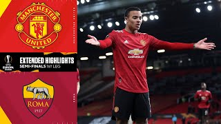 Manchester United vs Roma Extended Highlights  Europa League SemiFinals  UCL on CBS Sports [upl. by Gambrell]