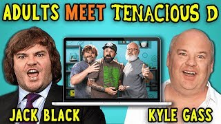 Adults React To And MEET Tenacious D Jack BlackKyle Gass [upl. by Fay720]