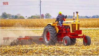 CASE 1030 amp 1370 Tractors Working on Fall Tillage [upl. by Naloj]