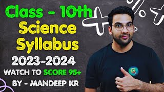 Class 10th Science Syllabus 202324  CBSE  By GREENBoard [upl. by Neddie76]