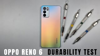 OPPO Reno 6 Durability Test  Most Impressive Build Quality in 2021   English Subtitle [upl. by Airdnoed138]