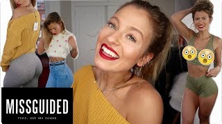 MISSGUIDED UNBOXING HAUL amp TRY ON A SeeThrough Experience 🤔 [upl. by Rebmeced225]